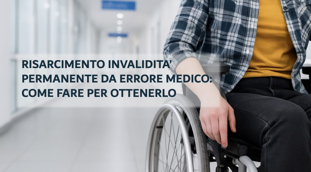 Risarcimento invalidità permanente da errore medico