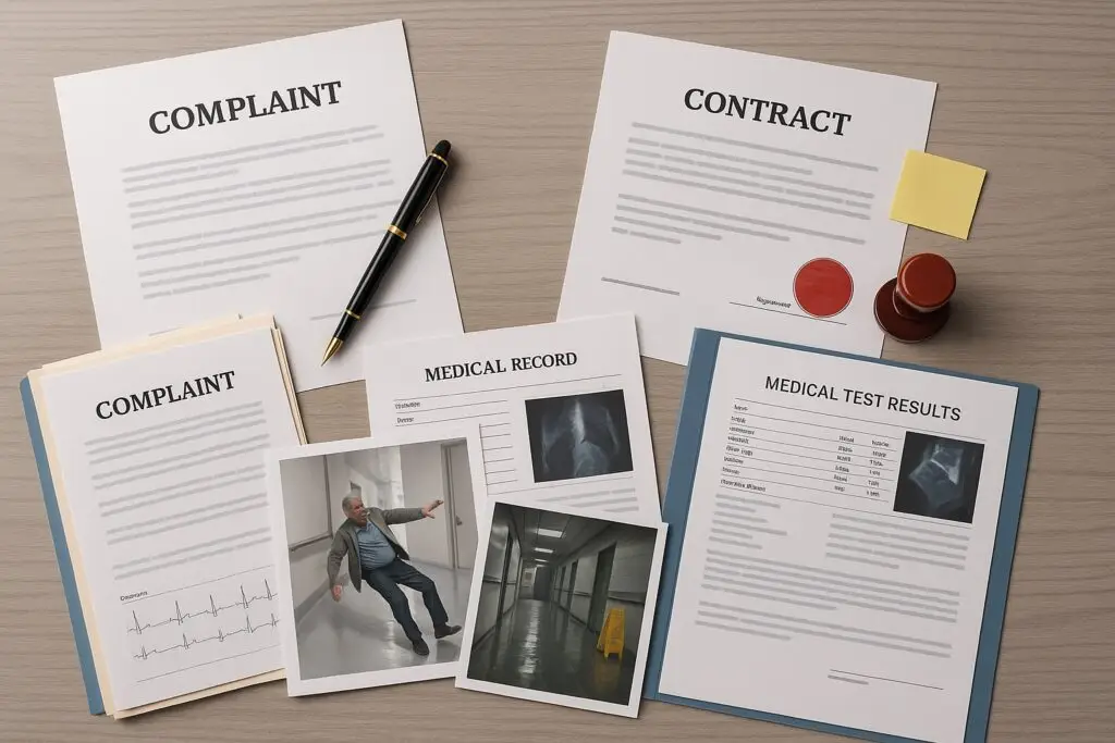 Documenti, referti medici e prove necessarie per ottenere risarcimento danni da caduta in ospedale